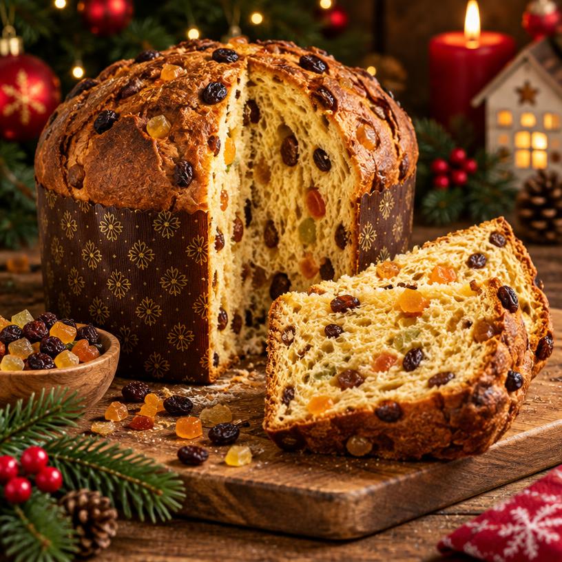 Panetone Frutas vermelhas