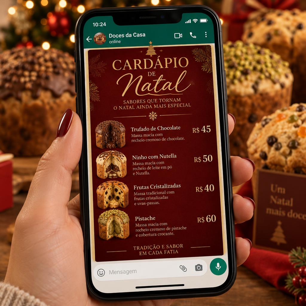 Cardápio para WhatsApp